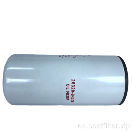 Filtro de aceite para camiones de servicio pesado 26320-84300